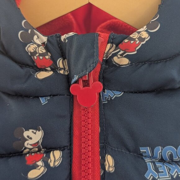 💜 2 for 30 💜 Mickey Mouse Puffer Coat | 18–24M | Winter Jacket - Picture 6 of 8